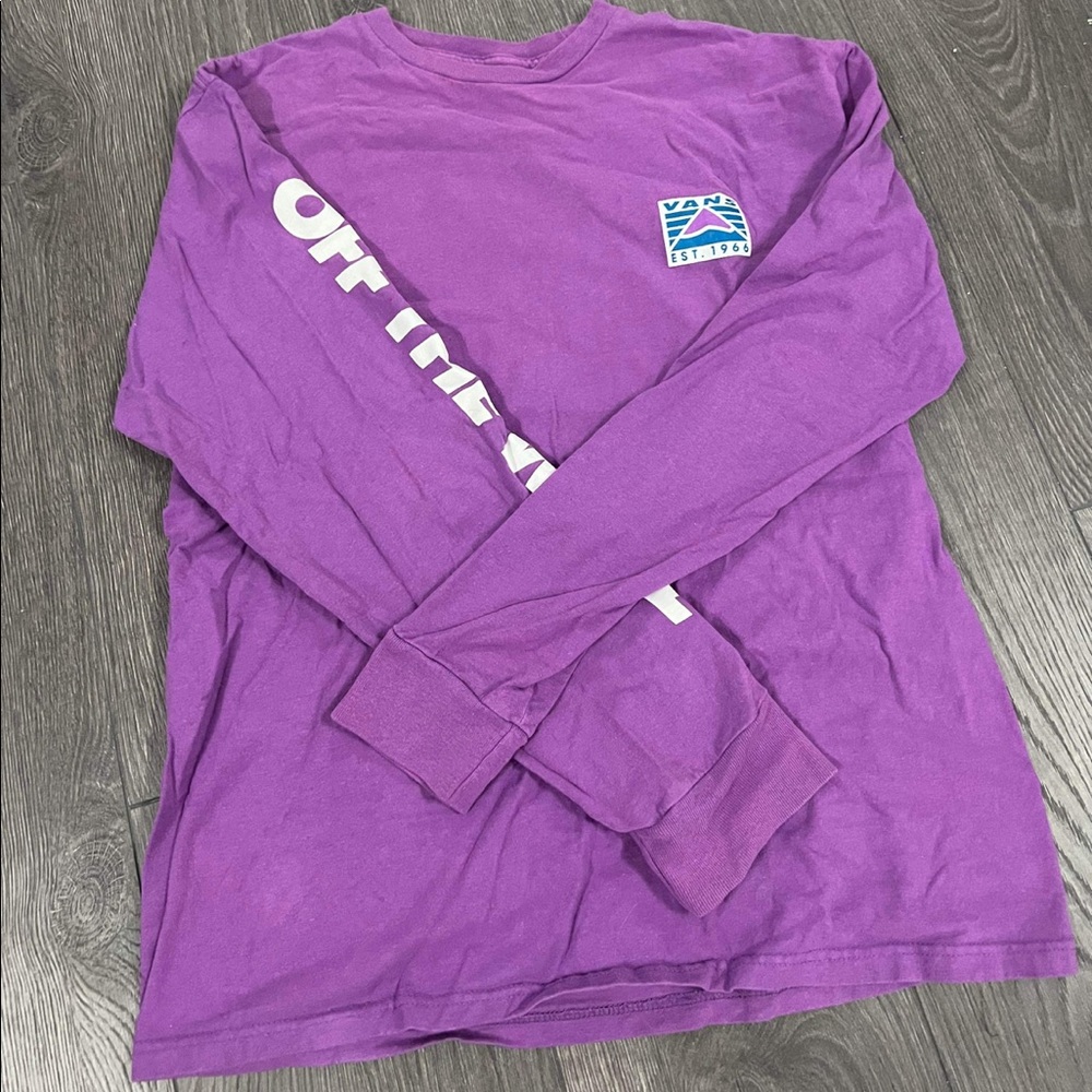 Purple vans sweater